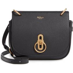 Mulberry Small Amberley Classic Grain Leather Satchel Bag - Black