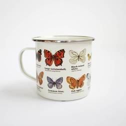 Gift Republic Enamel Butterflies Cup