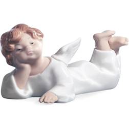 Lladro Collectible Figurine, Angel Laying Down No Color Figurine