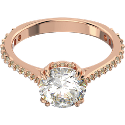 Swarovski Constella Cocktail Ring - Rose Gold/Transparent