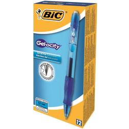 Bic Gelocity Gel Pen Blue Box Of 12 BC60066