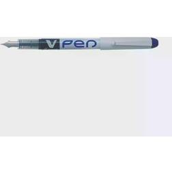 Pilot V-pen Erasable Disposable Fountain Pen Blue PK12