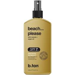 b.tan Beach Please Tanning Oil SPF 7
