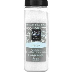 One With Nature Dead Sea Mineral Bath Salt Fragrance Free 907g