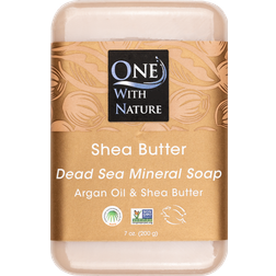 One With Nature Dead Sea Minerals Soap Shea Butter 200g