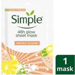 Simple Protect & Glow 48Hr Glow Sheet Mask