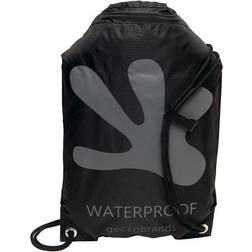 Gecko Drawstring Waterproof Backpack - Black/Grey