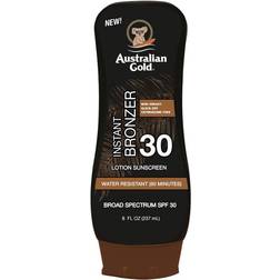 Australian Gold Instant Bronzer Sunscreen Lotion SPF30 237ml