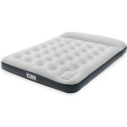 Yawn Double Air Bed With Built-In Foot Pump