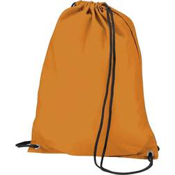BagBase Budget Water Resistant Sports Gymsac Drawstring Bag (11L) (One Size) (Orange)