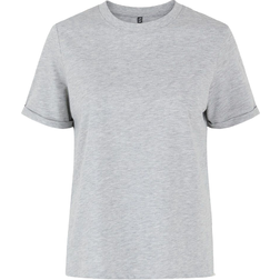 Pieces Pcria T-shirt - Light Grey Melange