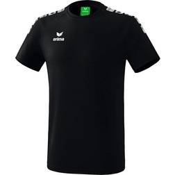 Erima Essential 5-C T-shirt Unisex - Black/White