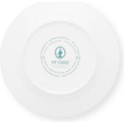 PiP Studio Flower Festival Porcelain Tea Plate, 17cm, Blue Dessert Plate