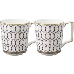 Wedgwood Renaissance Gold Mugs, Set Of 2 Cup