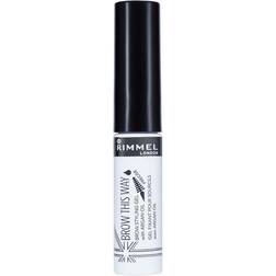 Rimmel London Brow This Way Gel With Argan Oil, Clear, 5 ml