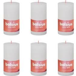 Bolsius Rustika blockljus 4-pack 130x68 mm molnvit Candle