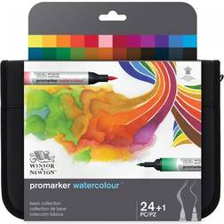 Winsor & Newton Promarker Watercolour Wallet 24-set