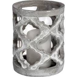 Small Stone Effect Patterned Candlestick