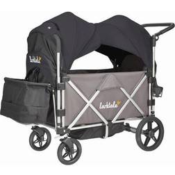 Larktale Caravan Stroller Wagon Chassis with Canopies