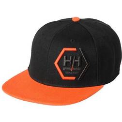 Helly Hansen Kensington Baseball Cap - Black/Orange