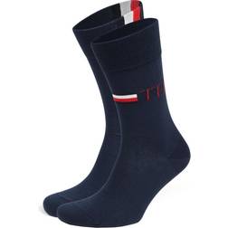 Tommy Hilfiger Socks Pair Iconic Stripe Dark 39-42