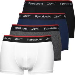 Reebok Sports Performance Boxer Trunks 4-pack - Grey/Black/Navy/White
