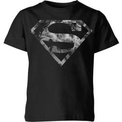 DC Comics Originals Marble Superman Logo Kids' T-Shirt 11-12