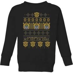 Bumblebee Classic Ugly Knit Kids' Christmas Sweatshirt 11-12