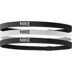 Nike Elastic 2.0 Headbands 3-pack - Black/White