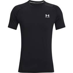 Under Armour HeatGear Fitted T-shirt - Black/White