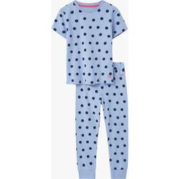 Crew Clothing Kids' Polka Dot Pyjamas, Mid