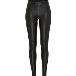 Selected Femme real leather leggings in