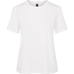 Y.A.S Women's short sleeve 100% organic cotton T-shirt. Purple