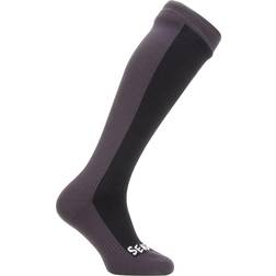 Sealskinz Cold Weather Knee Length Sock - Black/Grey