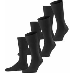 Falke Airport Socks 3-pack - Black