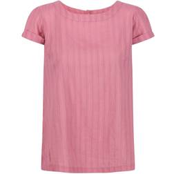 Regatta Womens/ladies Jaelynn Dobby Cotton Tshirt (pastel Lilac)