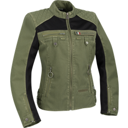 Segura Vanda Ladies Motorcycle Textile Jacket, green-brown, for Women Woman