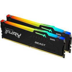 Kingston Fury Beast RGB DDR5 6000MHz 2x8GB (KF560C40BBAK2-16)