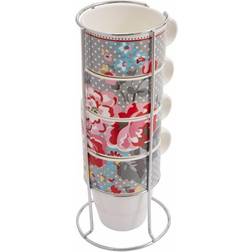 Premier Housewares Stackable Pippa Mugs Set of 4 Cup