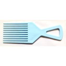 Afro Comb De-tangle Hair Brush Colours Blue Yellow Pink Lilac Turquoise/Light Blue
