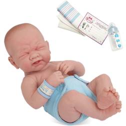 JC Toys La Newborn First Tear 14" Real Boy Baby Doll