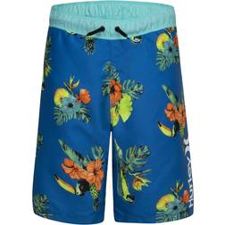 Hurley Boy's Hrlb Parrot Floral Swiming Shorts - Neptune Blue
