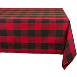 Design Imports Buffalo Tablecloth Red (264.16x152.4cm)