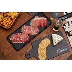 Premier Housewares Paddle Stoneware Black Cheese Board