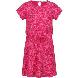 Regatta Childrens/Kids Catrinel Animal Print Casual Dress (11-12 Years) (Pink Fusion)