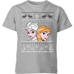 Disney Frozen Elsa and Anna Kid's Christmas T-Shirt 11-12