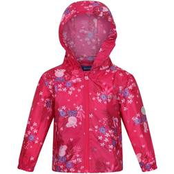 Regatta Childrens/Kids Peppa Pig Packaway Waterproof Jacket (18-24 Months) (Raspberry Radiance)