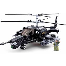 Sluban KA-52 Alligator Military Helicopter Bricks Blocks Construction Toy Army M38 B0752