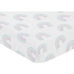 Sweet Jojo Designs Rainbow Collection Crib Sheet 28x52"