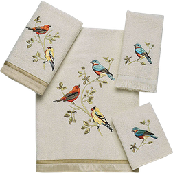 Avanti Gilded Birds Kitchen Towel Beige (45.72x27.94cm)